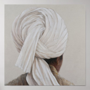 Póster Turbante branco 2014