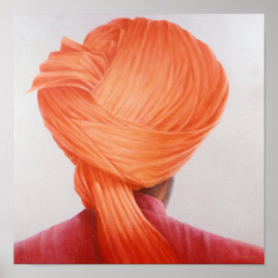 Poster Turbante do açafrão