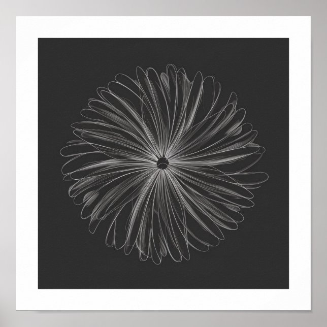 Poster Turbilhão de Petais (Frente)