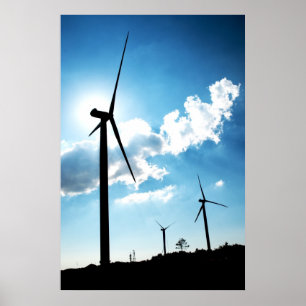 Poster Turbina eólica