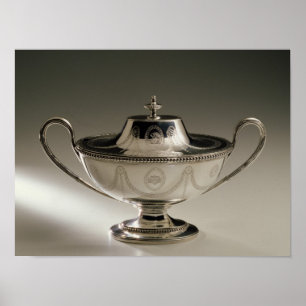 Póster Tureen e cobrir do molho de George III