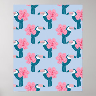 Poster Turiano e hibisco