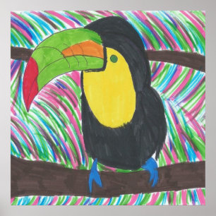 Poster Turiano tropical colorido