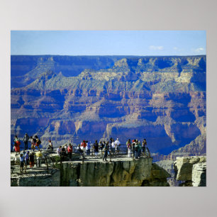 Póster Turistas do Grand Canyon National Park
