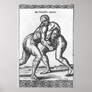 Póster Turkish Wrestlers