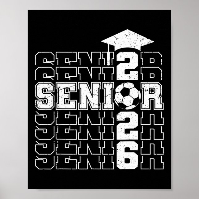 Poster Turma De 2026 Senior 2026 Futebol Seniores Graduaç (Frente)