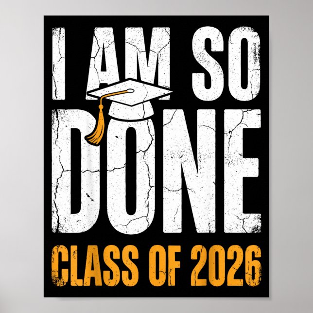 Poster Turma de 2026 terminou a formatura angustiada (Frente)