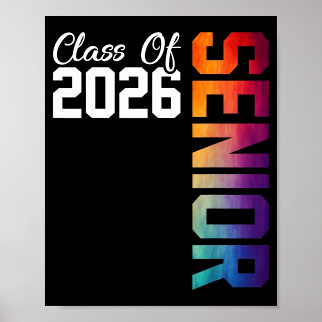 Poster Turma de formatura do ensino médio de 2026 (Frente)