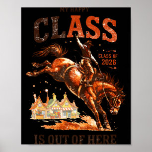 Poster Turma feliz está fora daqui turma 2026 cowboy