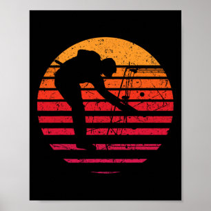 Poster Turnê De Jogadores De Piscina Do Retro Vintage Bil