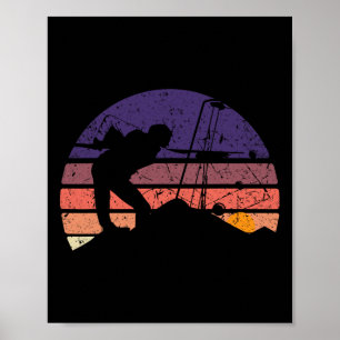 Poster Turnê De Jogadores De Piscina Do Retro Vintage Bil