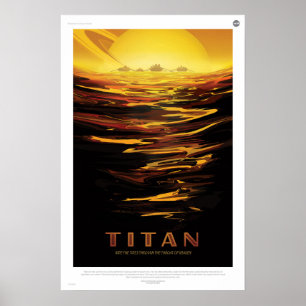 Poster Turnê Fantástica de Titã