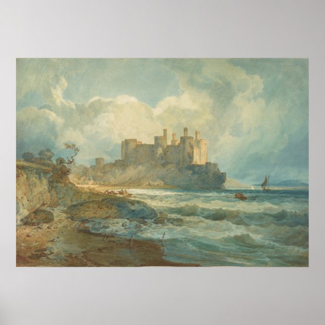 Poster Turner - Castelo de Conway, North Wales (1798) (Frente)