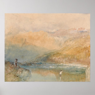Poster Turner - On Mosell Perto De Traben Trarbach