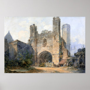 Poster Turner - Porta de Augustine, Santo, Canterbury