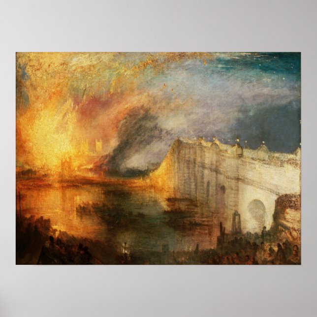Poster Turner - Queima De Casas De Lordes E Comuns (Frente)