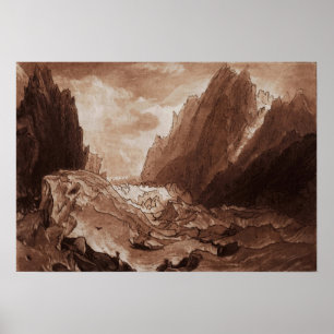 Poster Turner - Vale De Glace De Chamonix Savoy