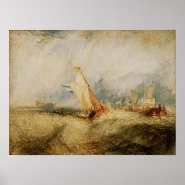 Poster Turner - Van Tromp Indo a Satisfazer seu Mestre (Frente)