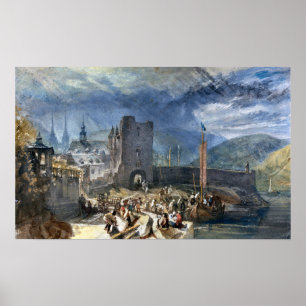 Poster Turner - Vista Da Peça De Boppart Com Números Liga