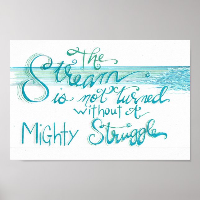 Poster Turning the Stream (Frente)