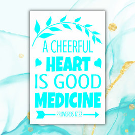 Poster Turquesa bíblia | Arquivamento de Papel Pesado