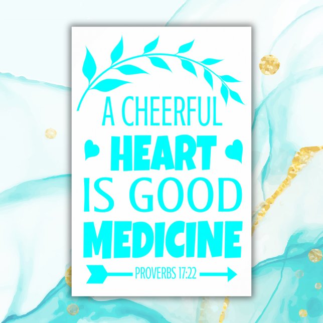 Poster Turquesa bíblia | Arquivamento de Papel Pesado (Criador carregado)