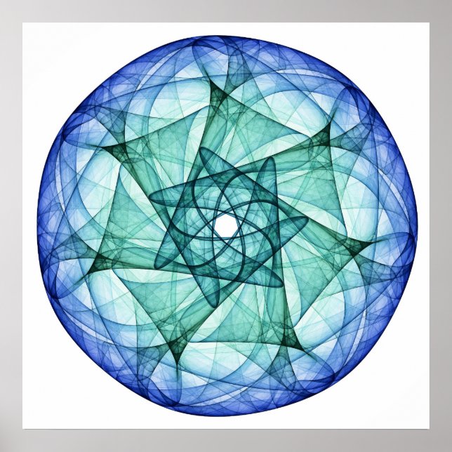 Póster Turquesa e Sapphire (Frente)