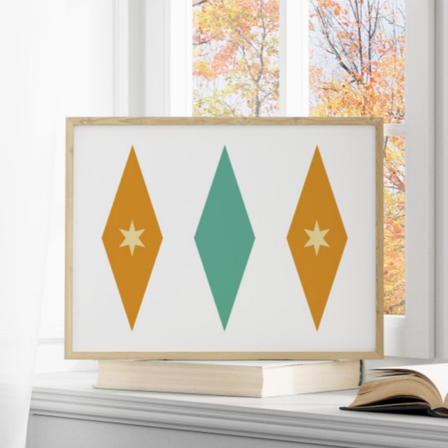 Póster Turquesa Laranja-Aroma-Laranja-Aroma Ouros (Criador carregado)