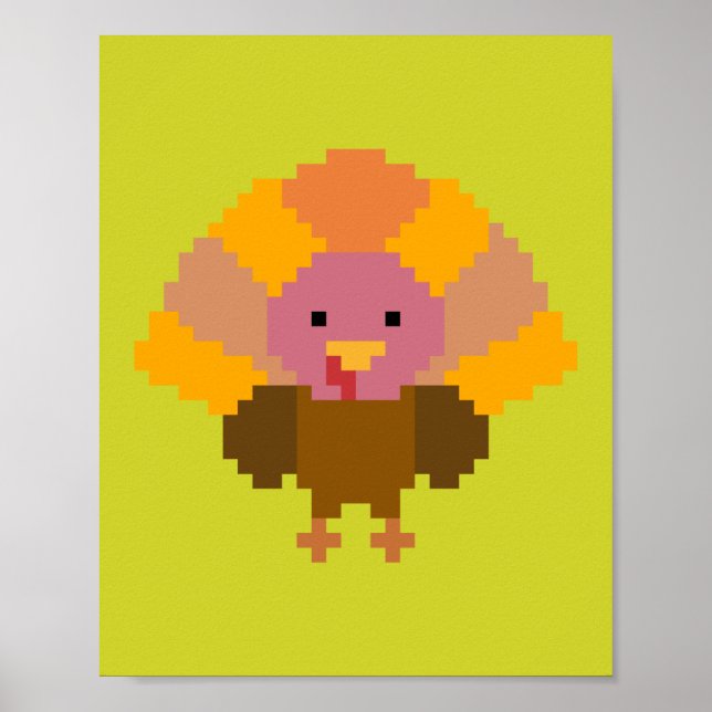 Poster Turquia - Arte Pixel (Frente)