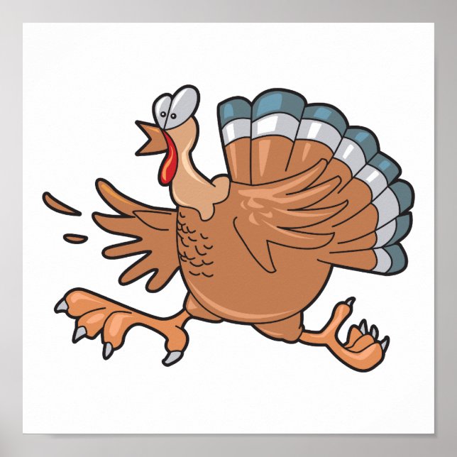 Póster turquia assustada (Frente)