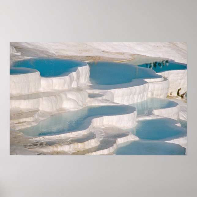 Poster Turquia, Castelo de Algodão Pamukkale). (Frente)