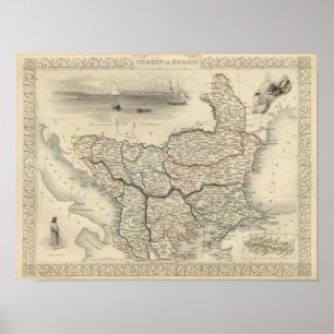 Póster Turquia em Europa