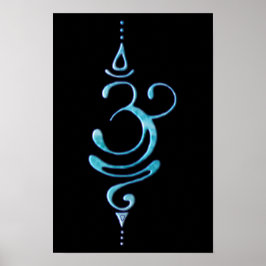 Poster Turquoise Breathe 
