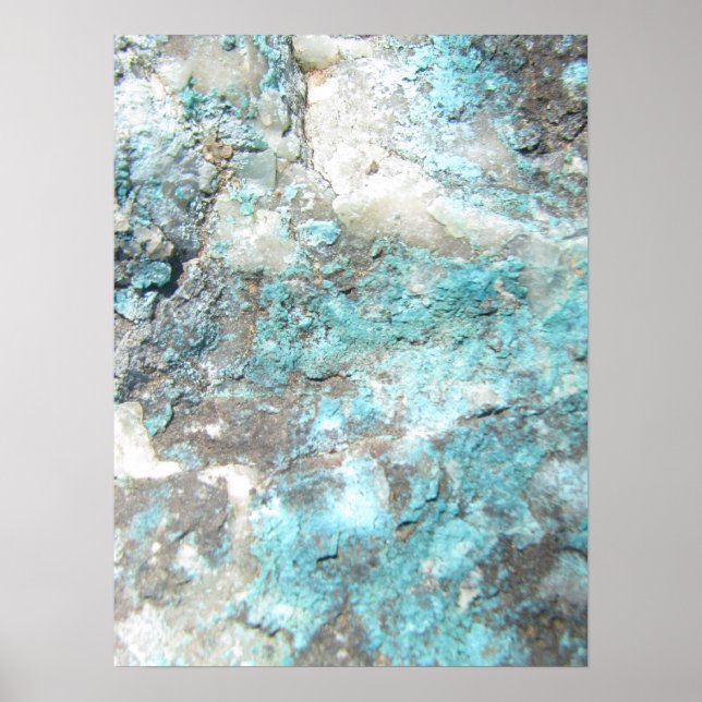Póster Turquoise Rock (Frente)