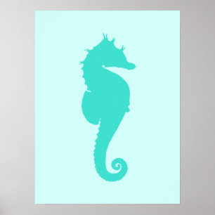 Poster Turquoise Seacavalo