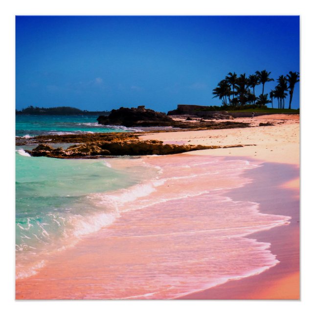 Póster Turquoise Water Beach (Frente)