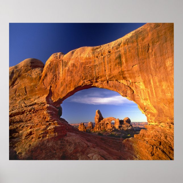 Poster Turret Arch, Arches National Park, Utah, EUA (Frente)