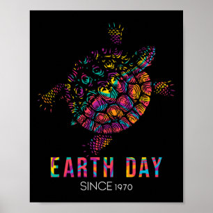 Poster Turtle Environmental Protection Earth Day Desde 19