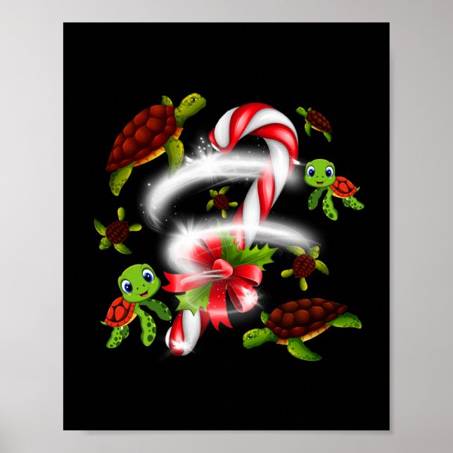 Poster Turtle Lover | Apenas Uma Menina Que Ama Tartaruga (Frente)