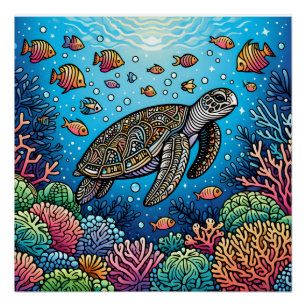 Póster Turtle Tales