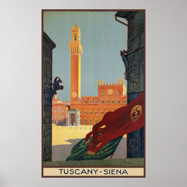 Póster Tuscany Siena (Frente)