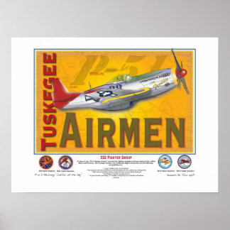 Póster Tuskegee Airman