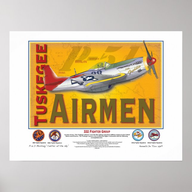Póster Tuskegee Airman (Frente)