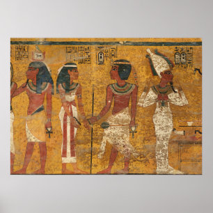 Poster Tutankhamun Tomb, Muro do Norte por História Egípc