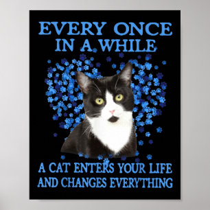 Poster Tuxedo Cat De Vez Em Quando Um Gato Entra No Seu
