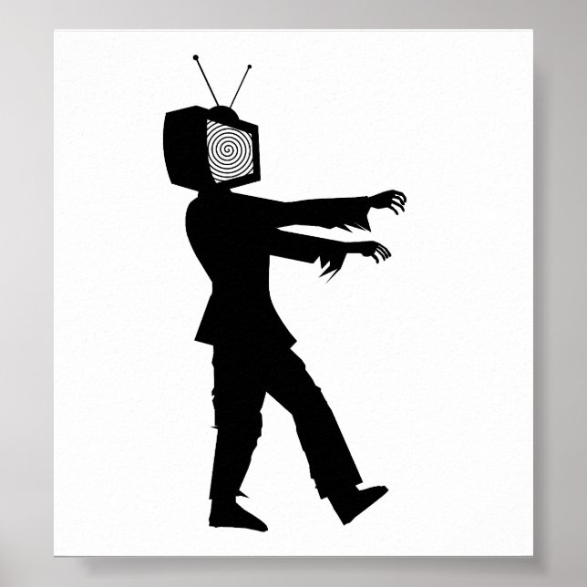 Poster TV Zombie (Frente)