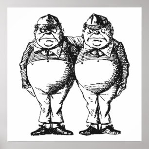 Póster Tweedledum & Tweedledee