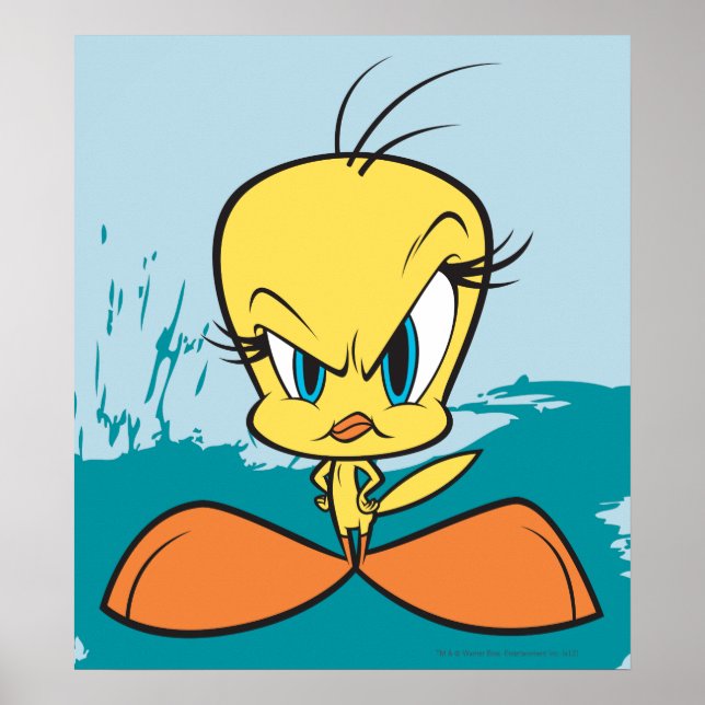 Poster TWEETY™ com raiva (Frente)
