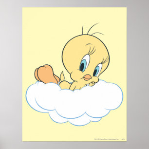 Póster Tweety In Clouds Pose 3