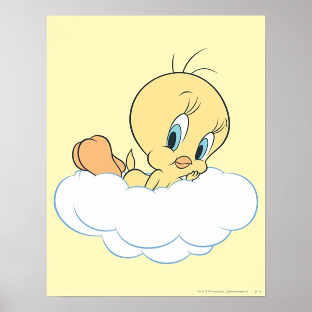 Póster Tweety In Clouds Pose 3 (Frente)